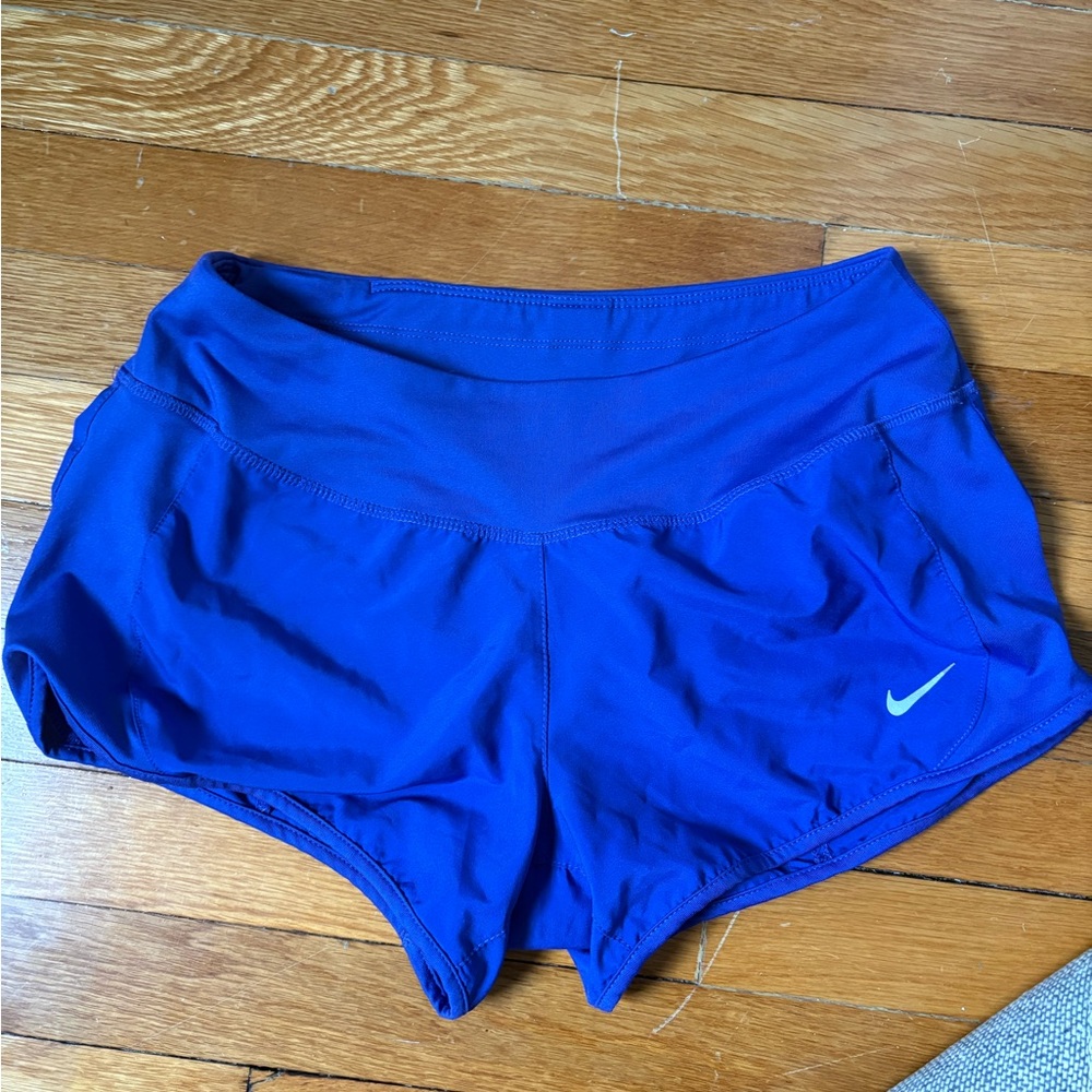 Nike Women's Vibrant Blue Athletic Shorts